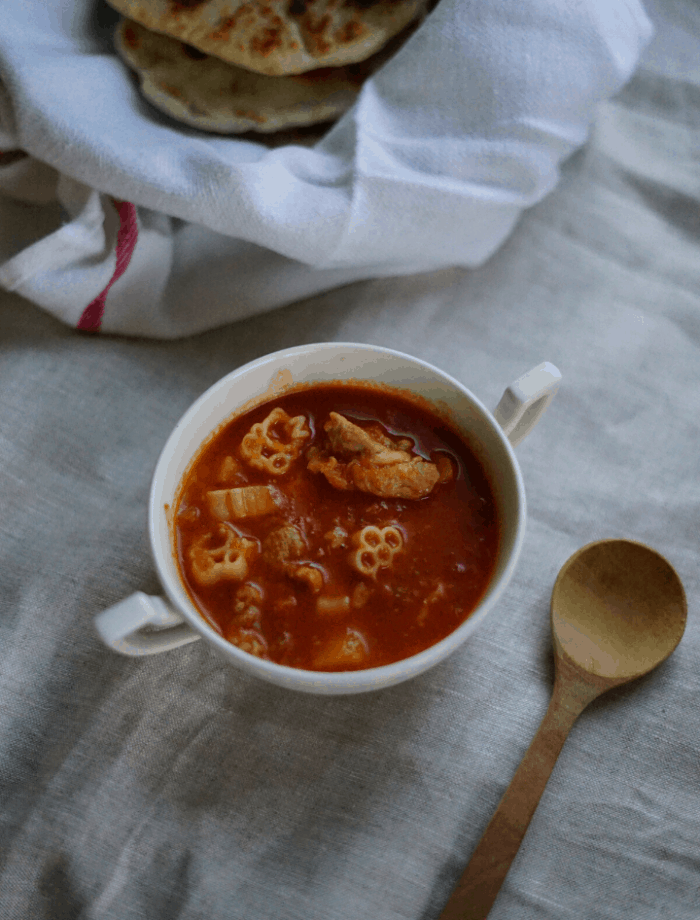 Chicken Pasta Tomato Soup